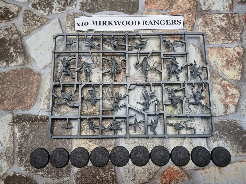 Mirkwood - Lord of  the Rings - Warhammer Middle Earth - Hobbit – 10x Mirkwood Rangers