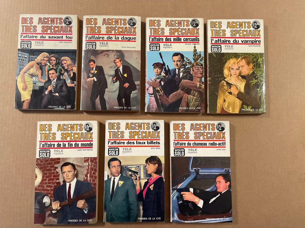 Des Agents très Spéciaux : Lot de 13 romans des Presses de la Cité (1967/68) TBE