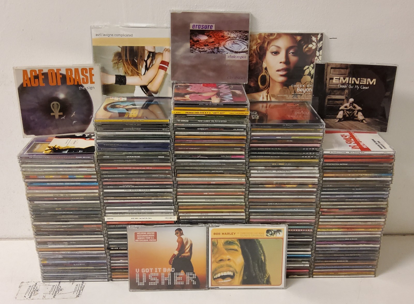 224 x Singles CD JobLot - *UNCHECKED RAW STOCK SEE DESCRIPTION* 41