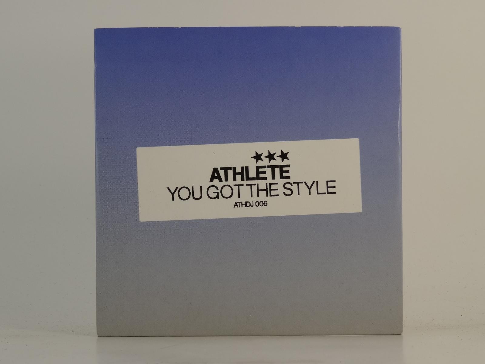 ATHLETE YOU GOT THE STYLE (BLUE) (H1) 1 Track Promo CD Single plus Card Sleeve P