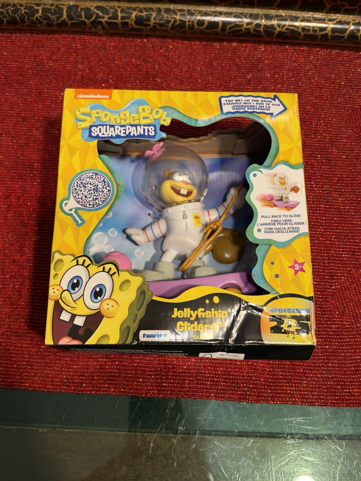 Modellino Spongebob Squarepants Sandy Sweetcheeks scoiattolo medusa alianti - nuovo