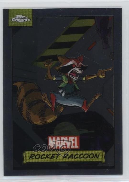 2024 Topps Chrome Marvel Rocket Raccoon #33 1co7