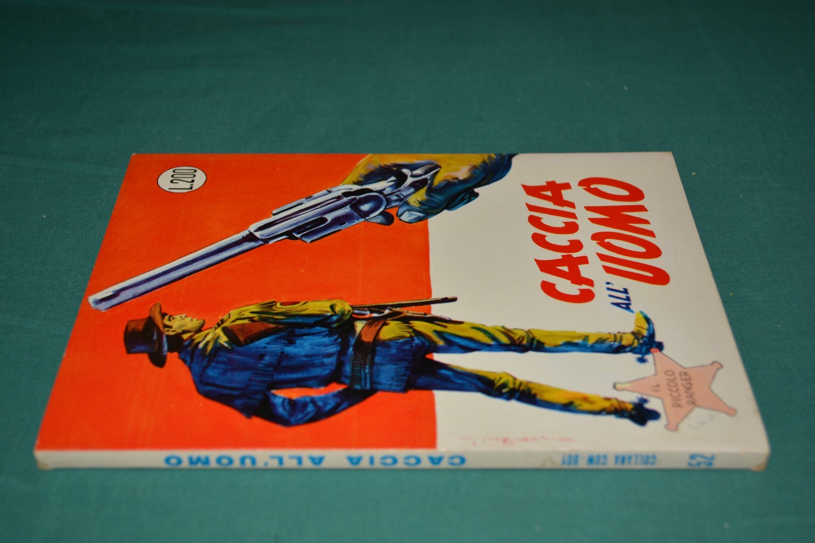 Collana Cow-Boy IL PICCOLO RANGER # 52 originale 1a edizione 03/1968 Ed. Araldo