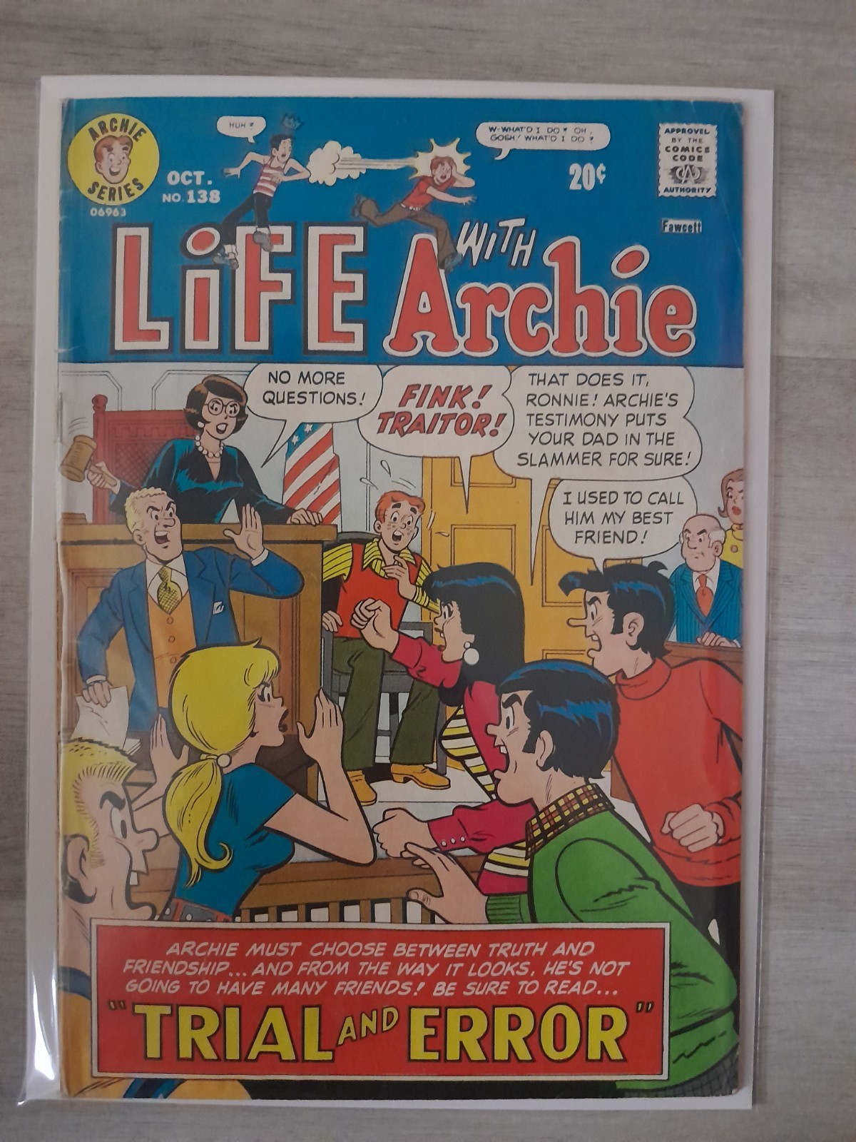 1973 Archie Comics Vita con Archie #138