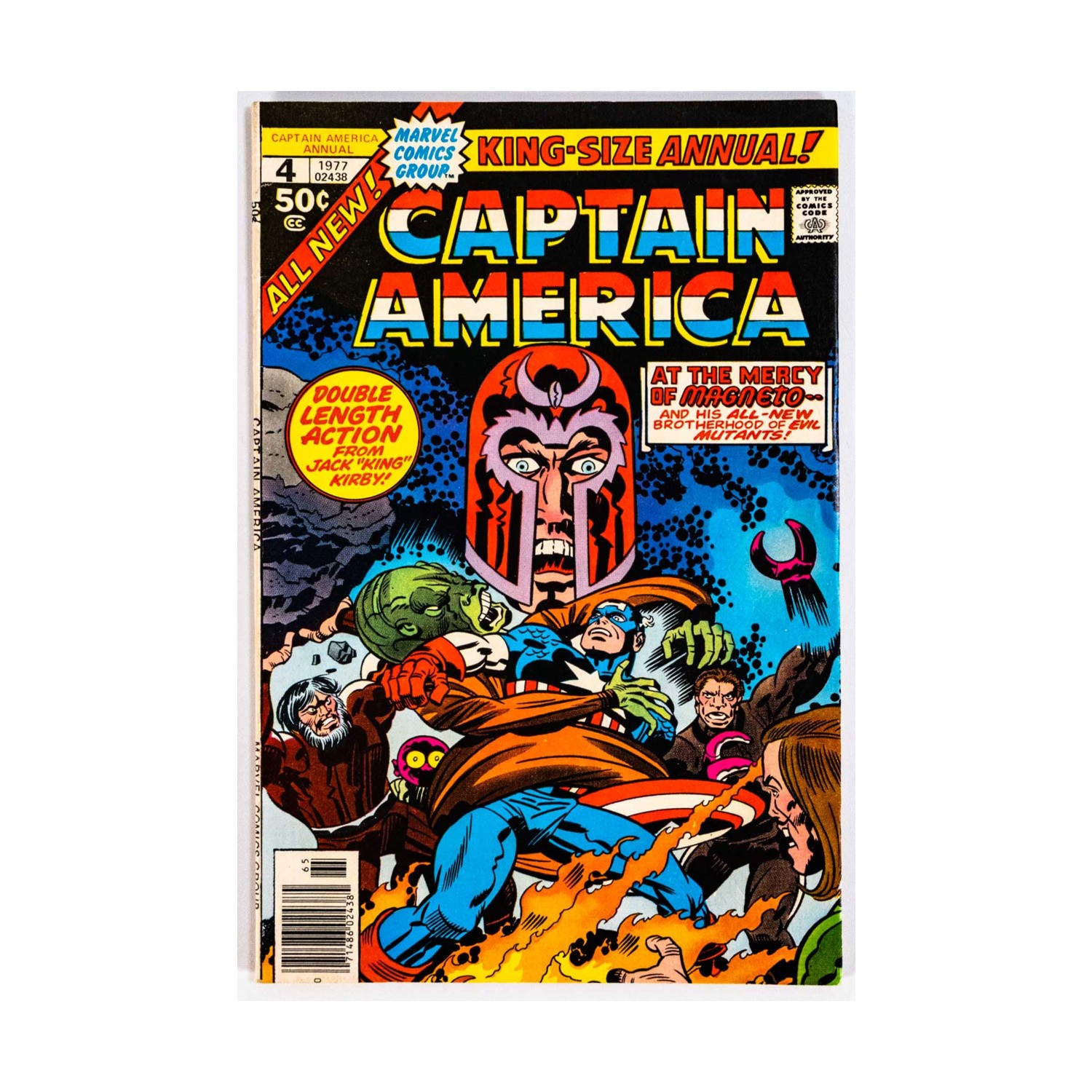 Marvel Captain America Capitan America 1a serie King-Size annuale #4 ottime condizioni+