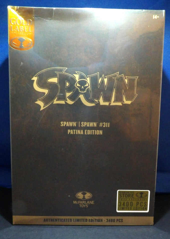 Spawn Action Figure  #311 (Patina Edition) (Gold Label) New Sealed (See Desc)