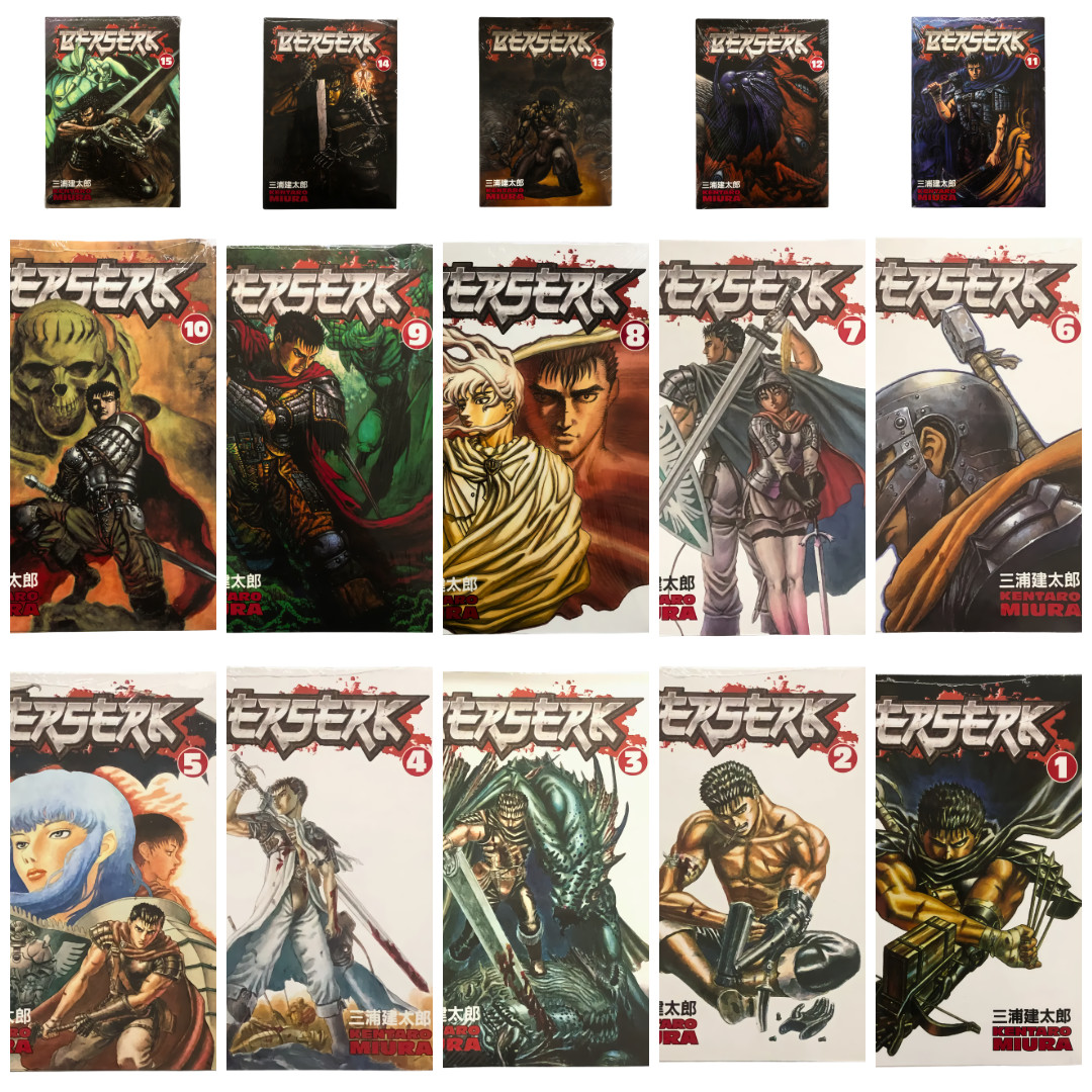 Berserk Manga Scegli il Tuo Volume 1-42 Serie Inglese Dark Fantasy Kentaro Miura
