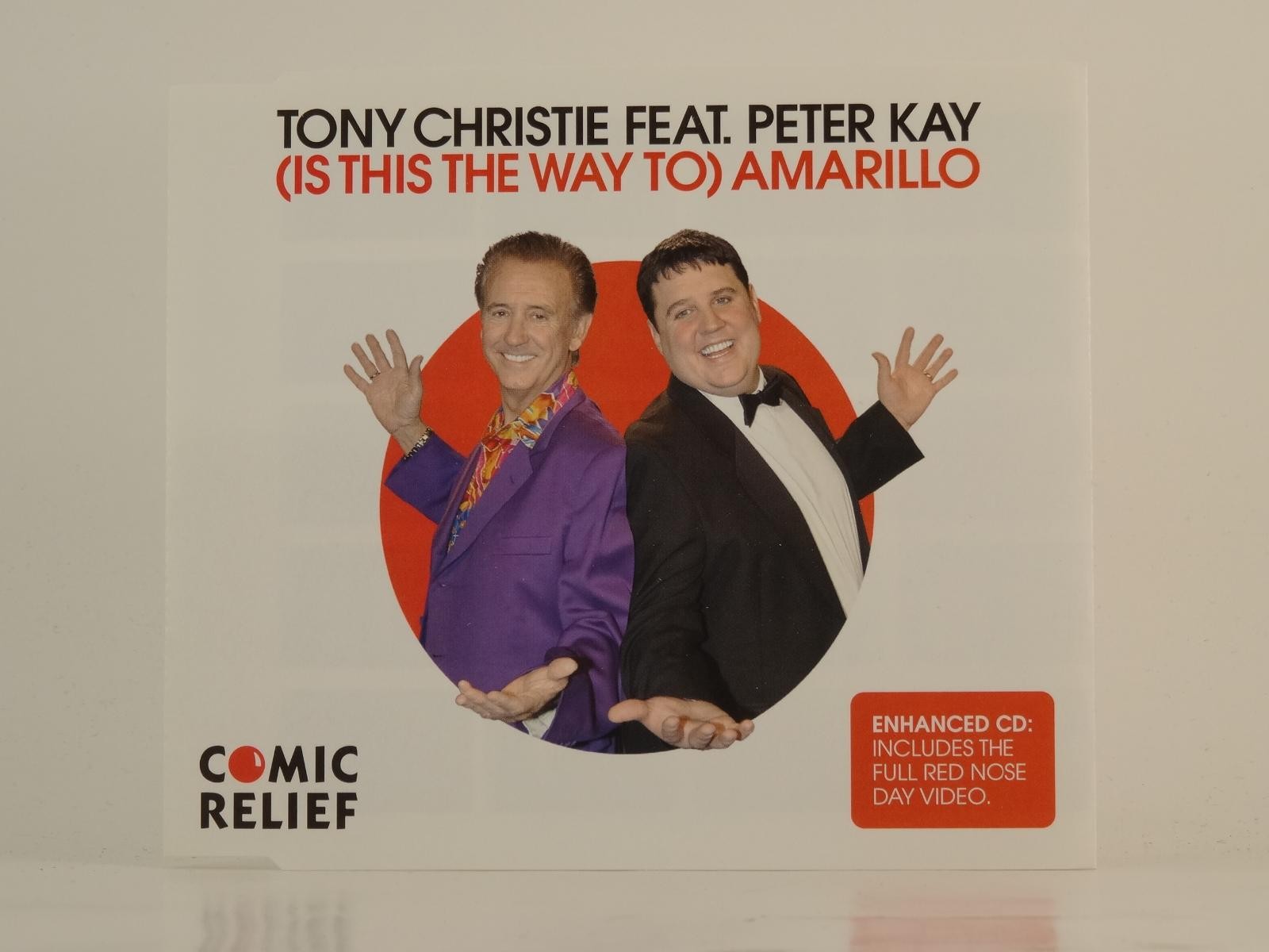 TONY CHRISTIE FT PETER KAY (IS THIS THE WAY TO) AMARILLO (G6) 4 Track CD Single 