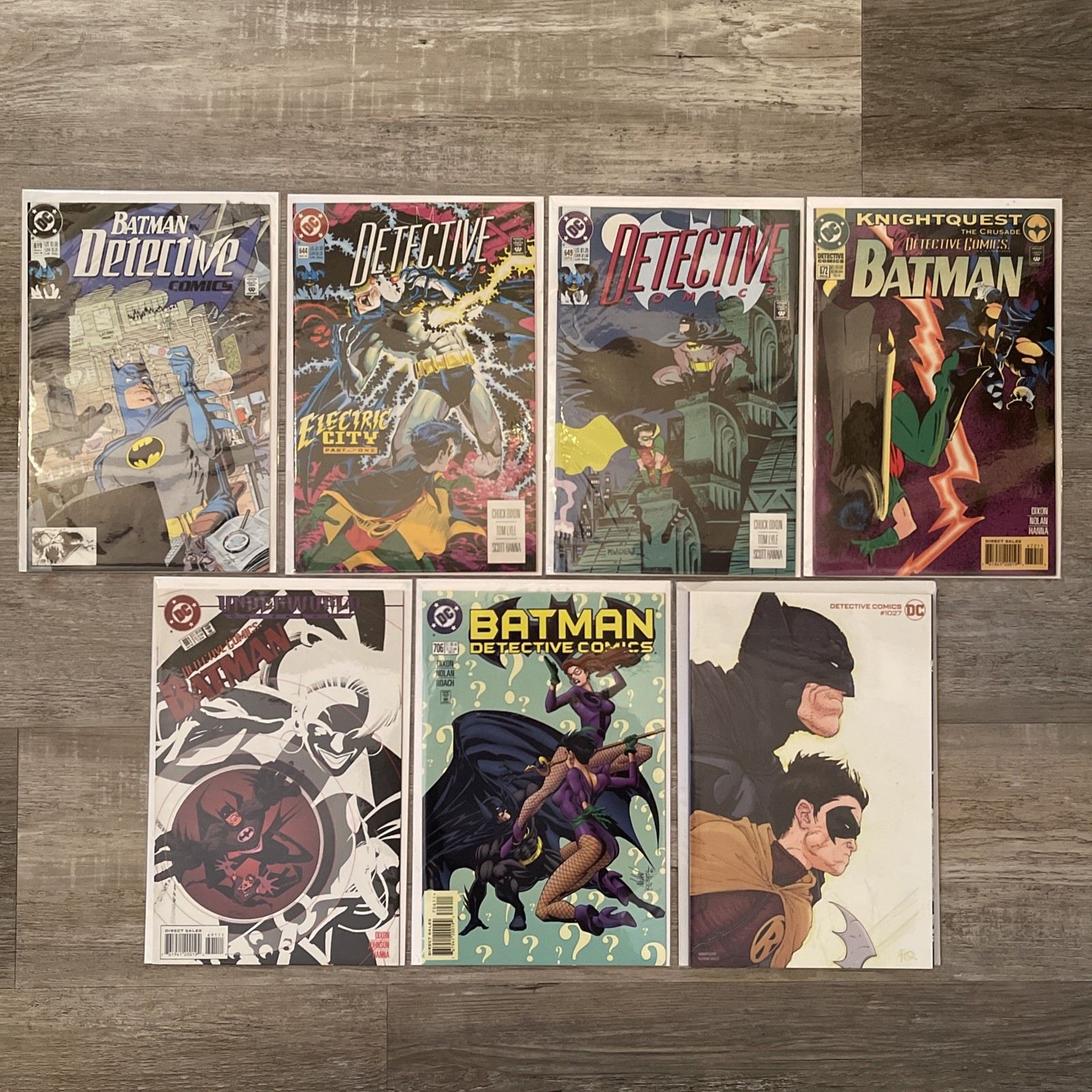 Batman Detective Comics Lot(7x) DC ~BAGGED & BOARDED~ Variety Bundle —FAST SHIP!