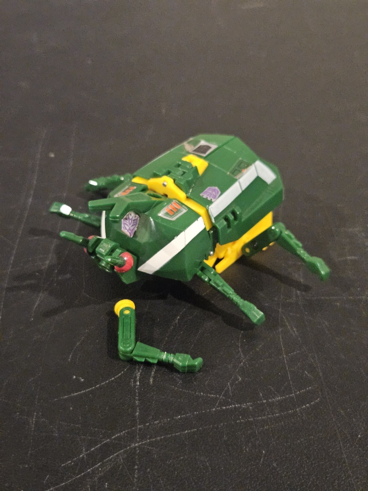 Modellino vintage Transformers G1 Deluxe Insecticon Barrage 1985 per ricambi Hasbro