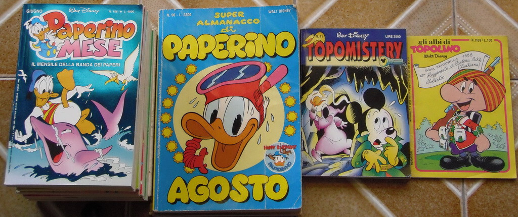 LOTTO DI 13 ALBI 9 PAPERINO MESE +2 SUPER ALMANACCO DI PAPERINO+ALTRI 11 FUMETTI