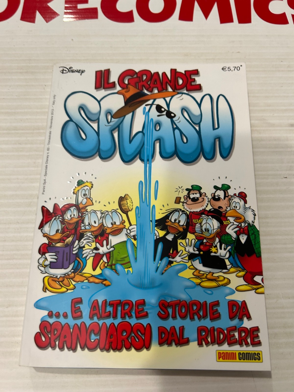 panini comics   il grande splash...   nov. 2013   EDICOLA/MAGAZZINO  E3