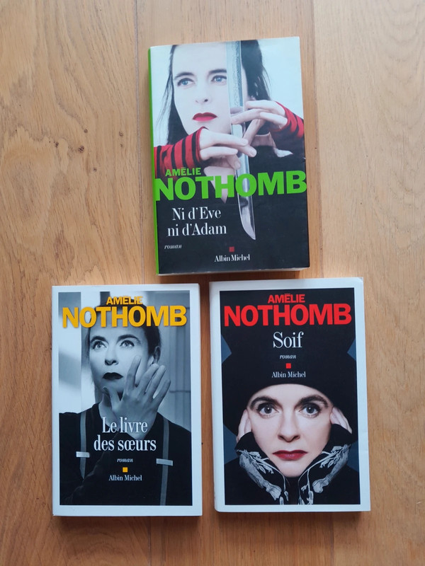 Lot de 3 livres d'Amélie Nothomb