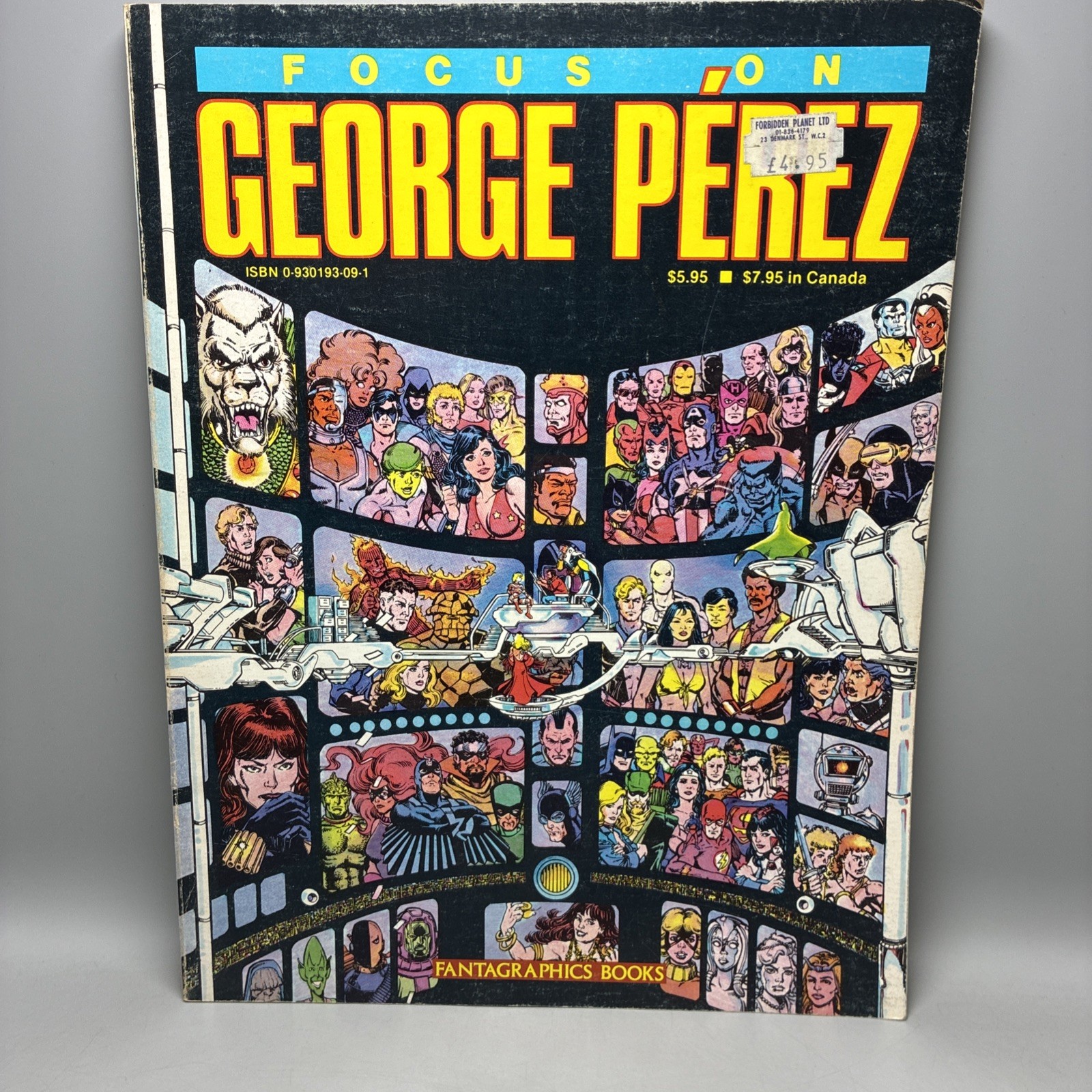Focus On George Perez  Fantagraphics Paperback Books First Print 1985