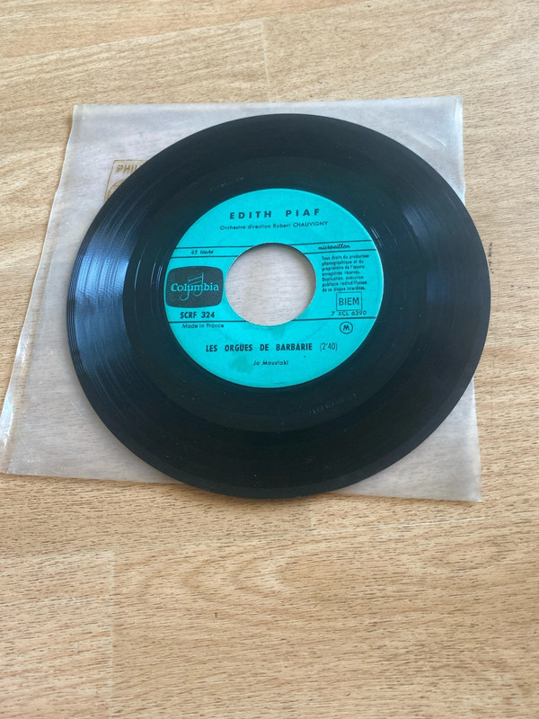 Vinyle édith piaf