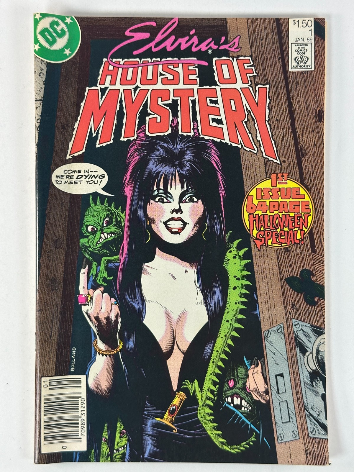 Elvira's House of Mystery #1 DC Comics 1986 Halloween Speciale Prima Edizione