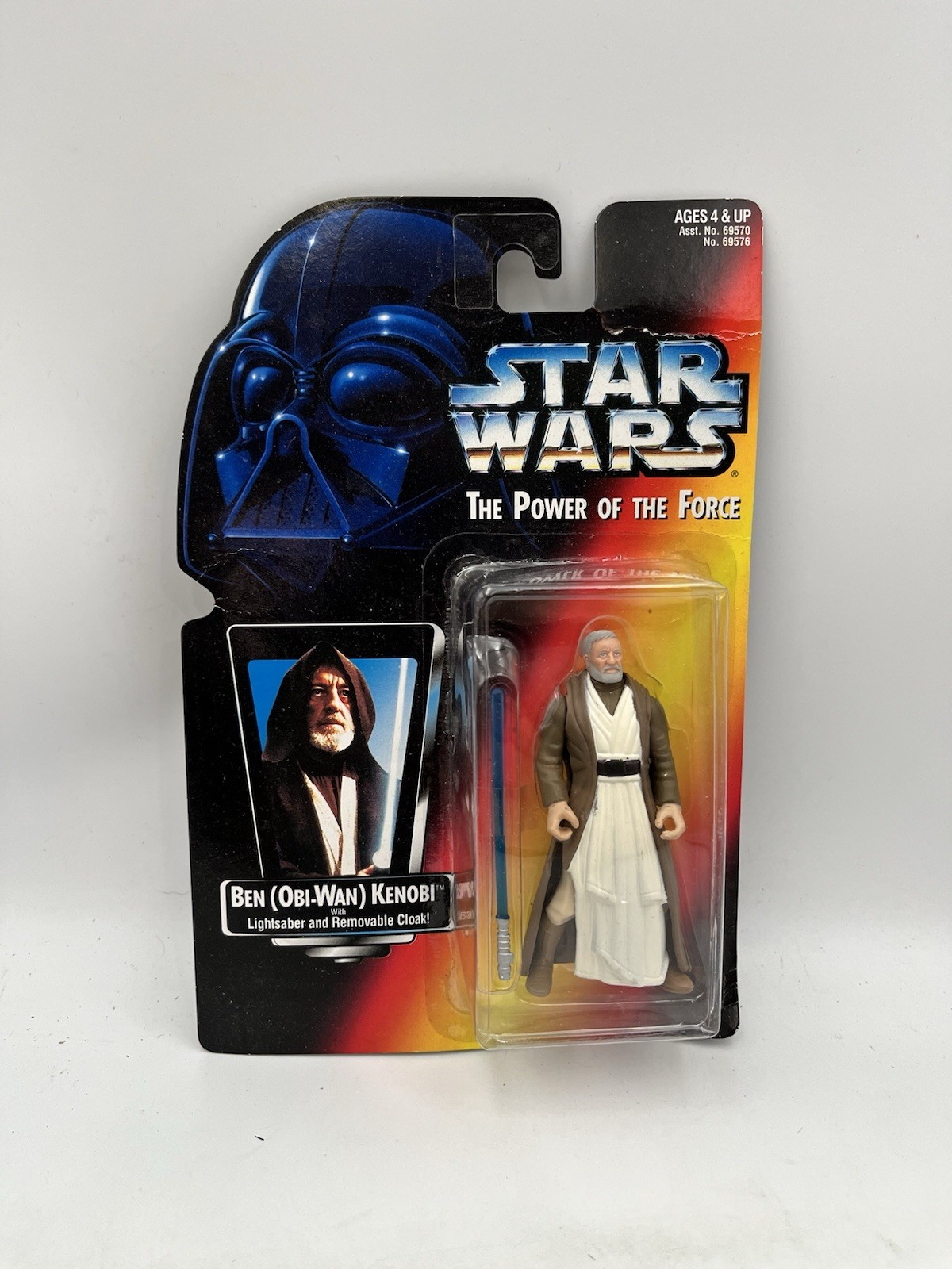 Star Wars Modellino Power Of The Force Ben Obi-Wan Kenobi 3,75" 1995 Nuovo