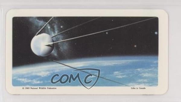 1969 Brooke Bond Red Rose The Space Age Tea Sputnik I #14 8d2