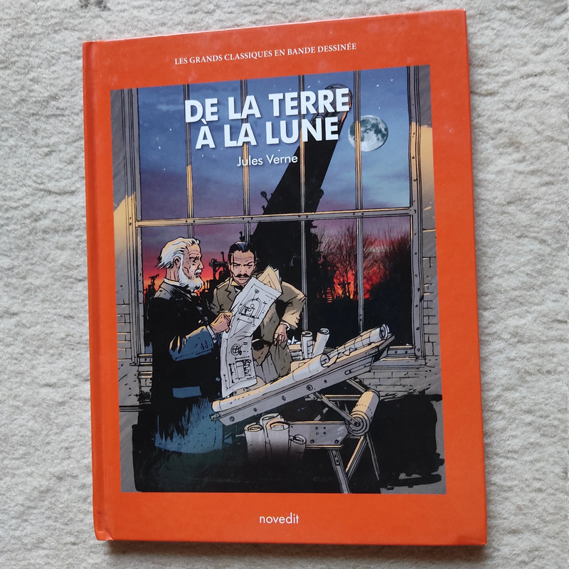 De la terre à la lune, BD adaptée de Jules Verne
