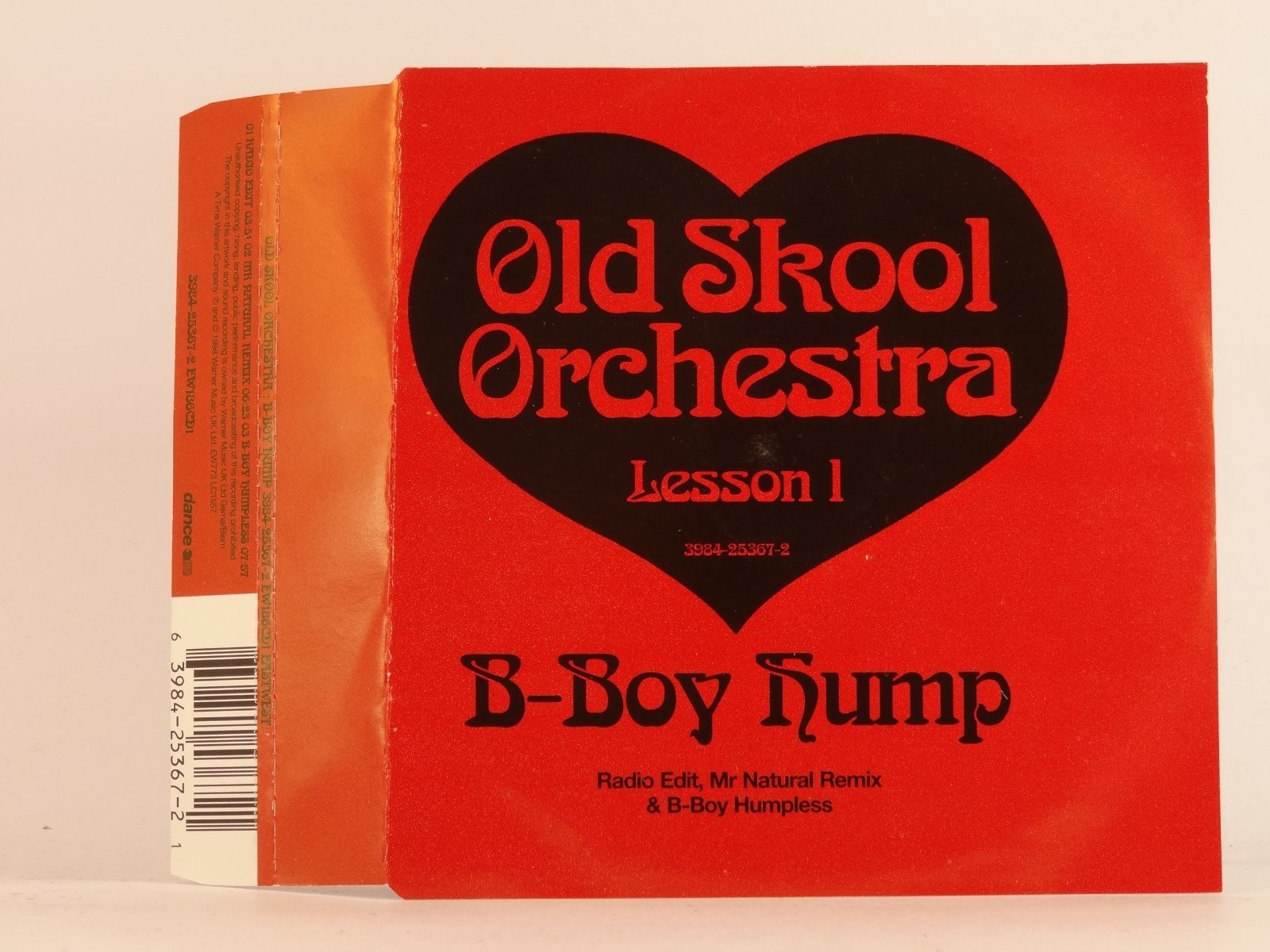 OLD SKOOL ORCHESTRA B-BOY HUMP (X14) 3 Track CD Single plus Picture Sleeve WARNE