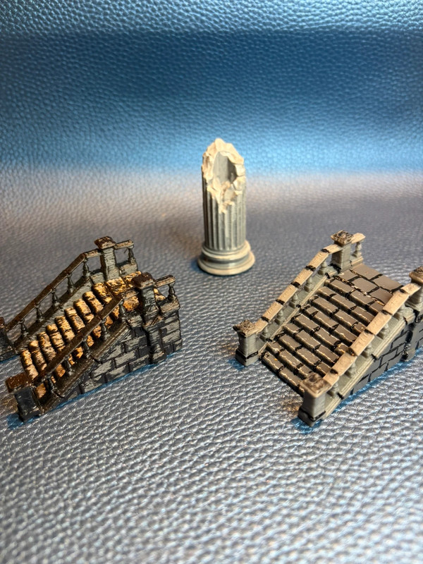 miniature dnd set scale e colonna