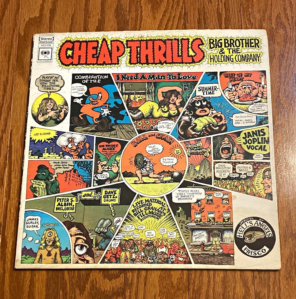 OG  Columbia Cheap Thrills Big Brother & The Holding Co. LP Vinyl KCS 9700 12"