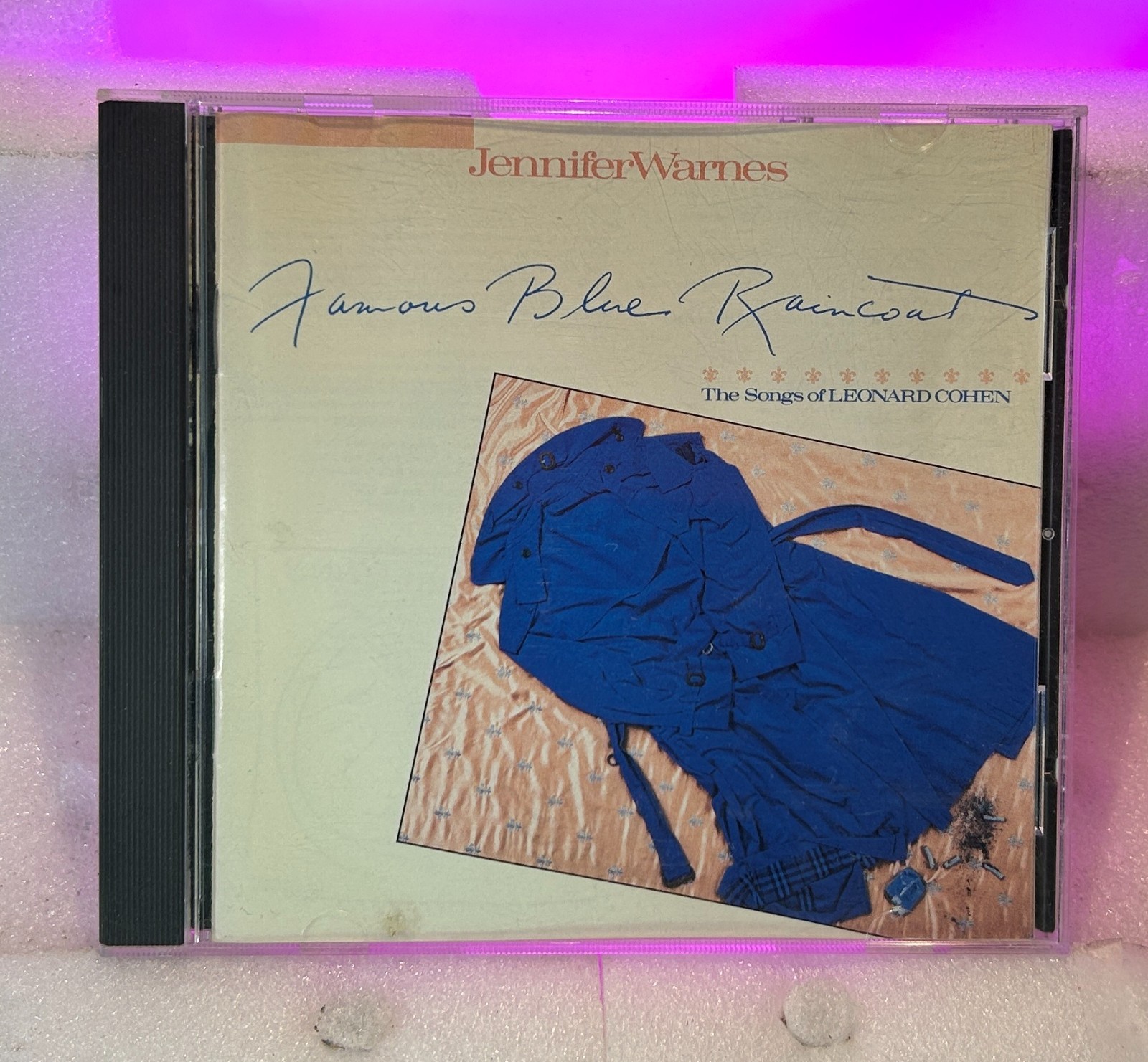Famous Blue Raincoat by Jennifer Warnes (CD, 1991, BMG) W/ Case, Tested