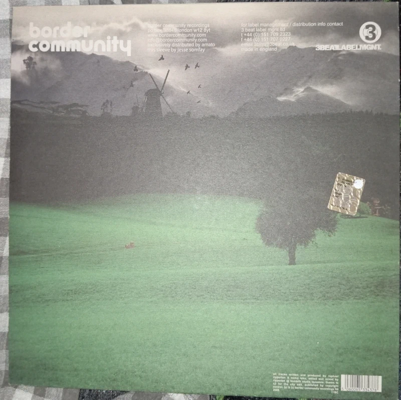 Vinile 12" Lazy Fat People – Big City / Dark Water (Border Community 2006)