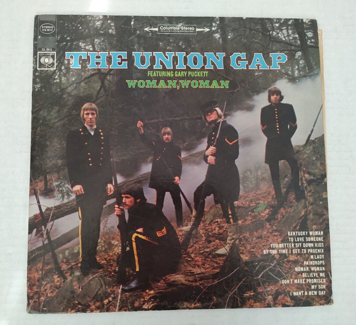 The Union Gap Gary Puckett Woman Woman LP Vinyl Record Columbia 1968 CS 9612