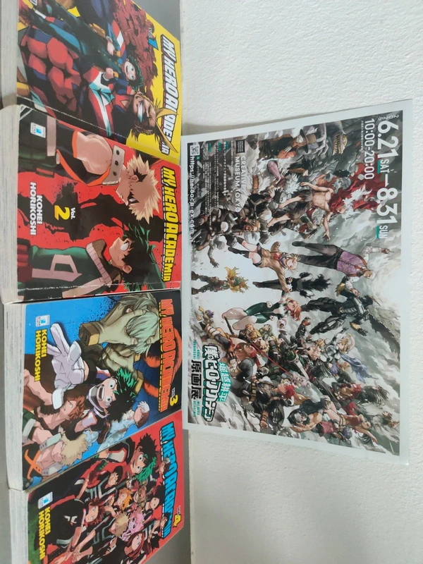 Italiaans My hero academia mha 1 tot 4 met poster Japan