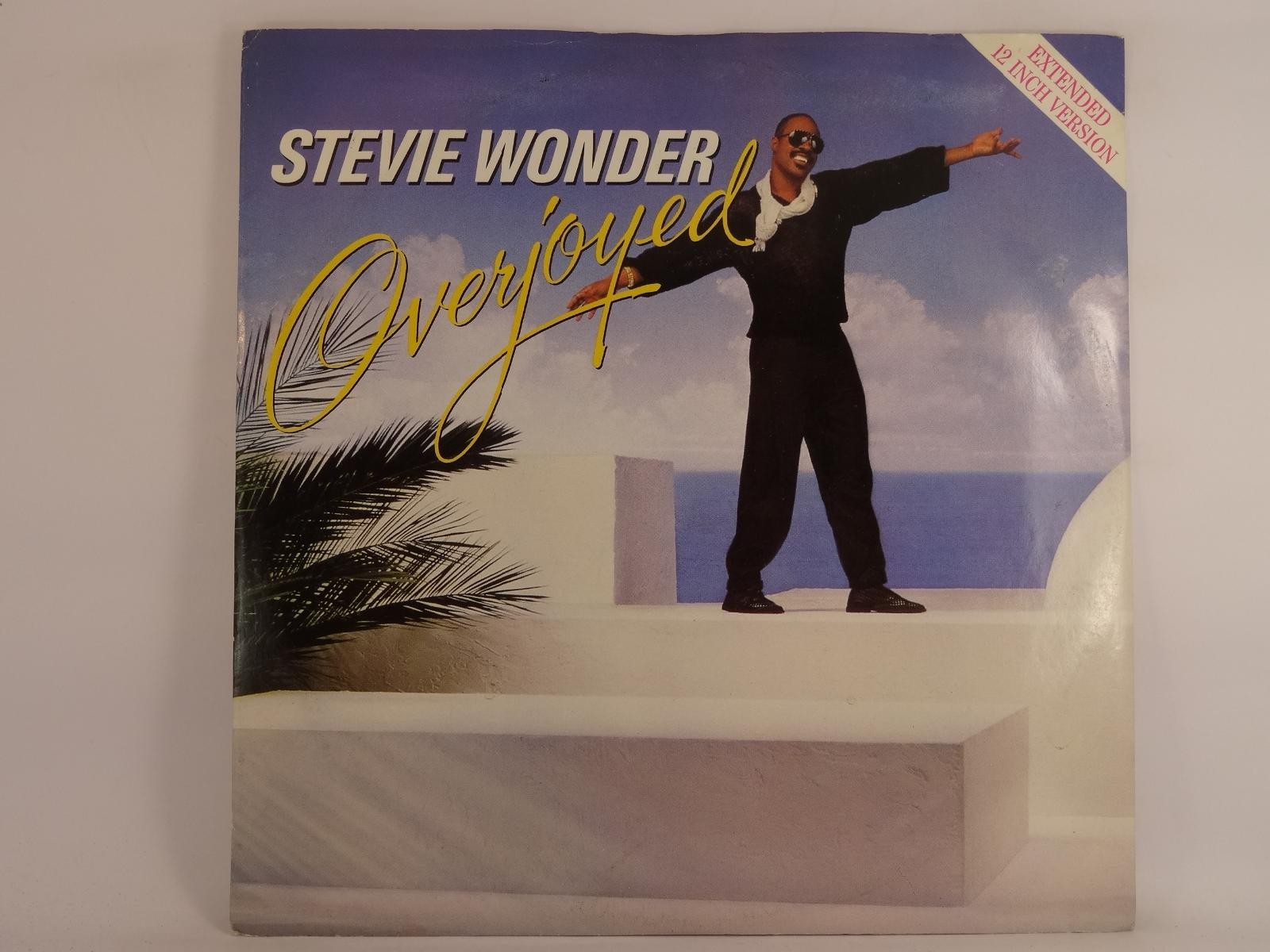 STEVIE WONDER OVERJOYED (170) 3 Track 12" Single plus Picture Sleeve MOTOWN