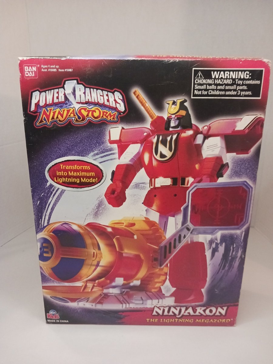 Power Rangers Ninja Storm Ninjakon The Lightning Megazord di Bandai NUOVO DI ZECCA