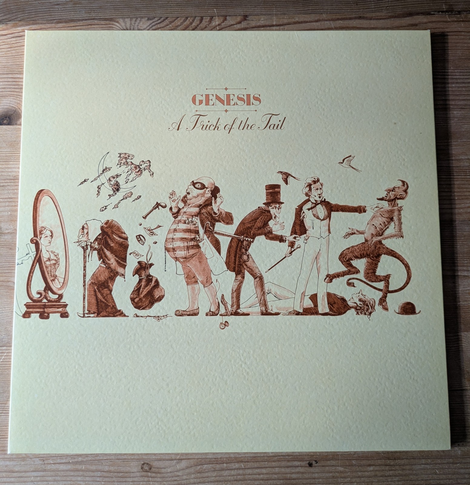 Genesis -A Trick of the Tail 1976 Vinyl LP Textured  Sleeve 
