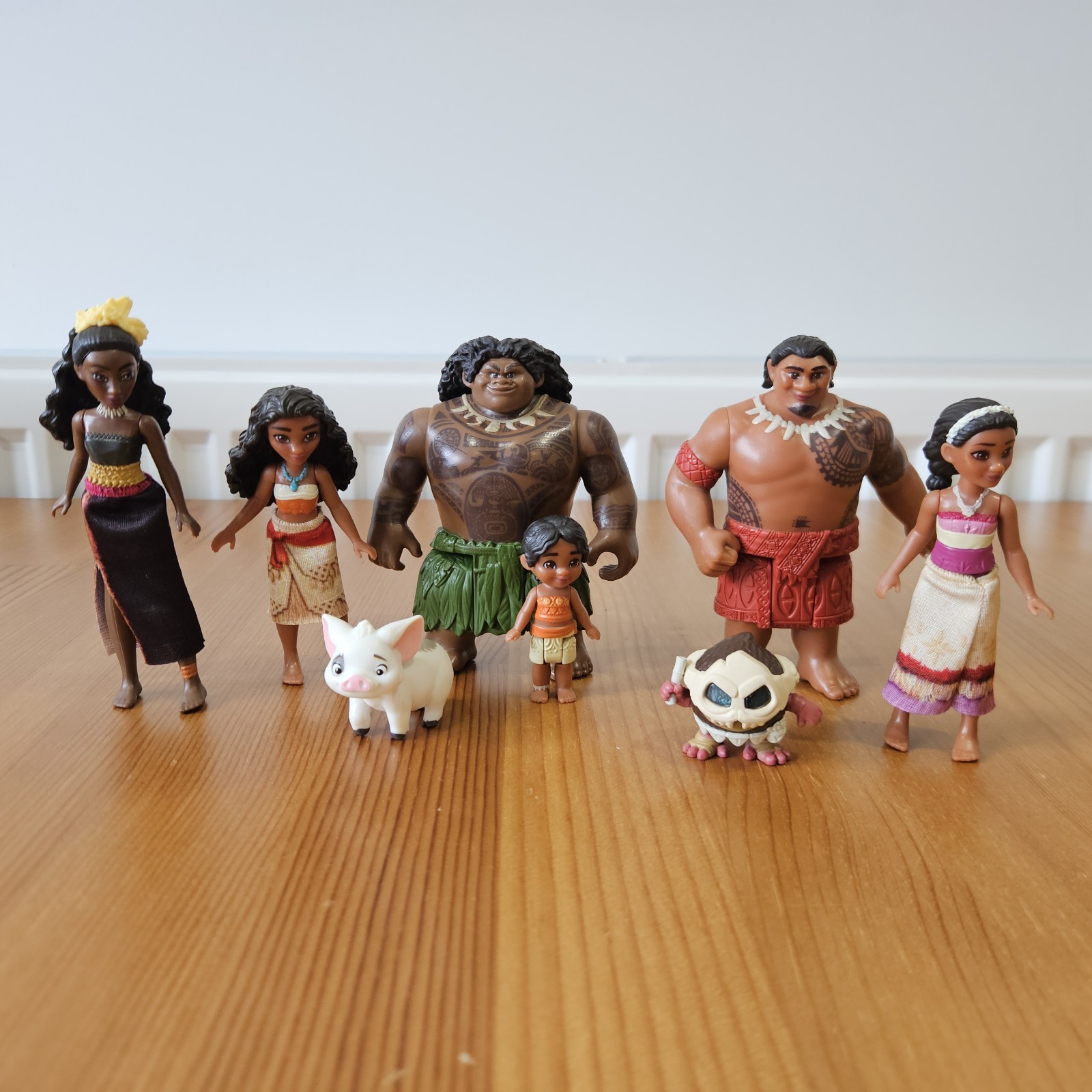 DISNEY MOANA Small Poseable Figures Cake Topper Bundle