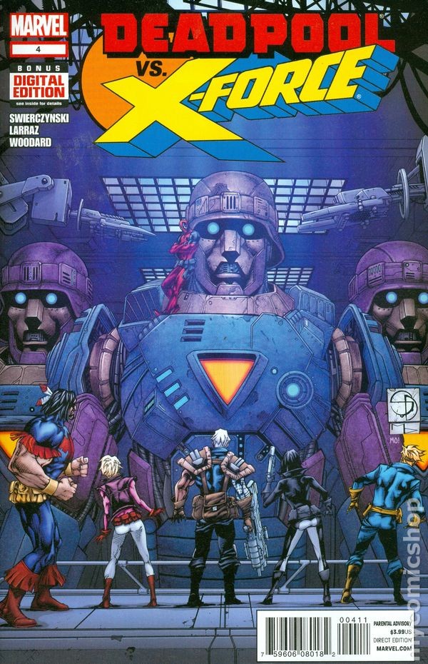 Deadpool vs. X-Force #4 VG 2014 immagine stock basso grado