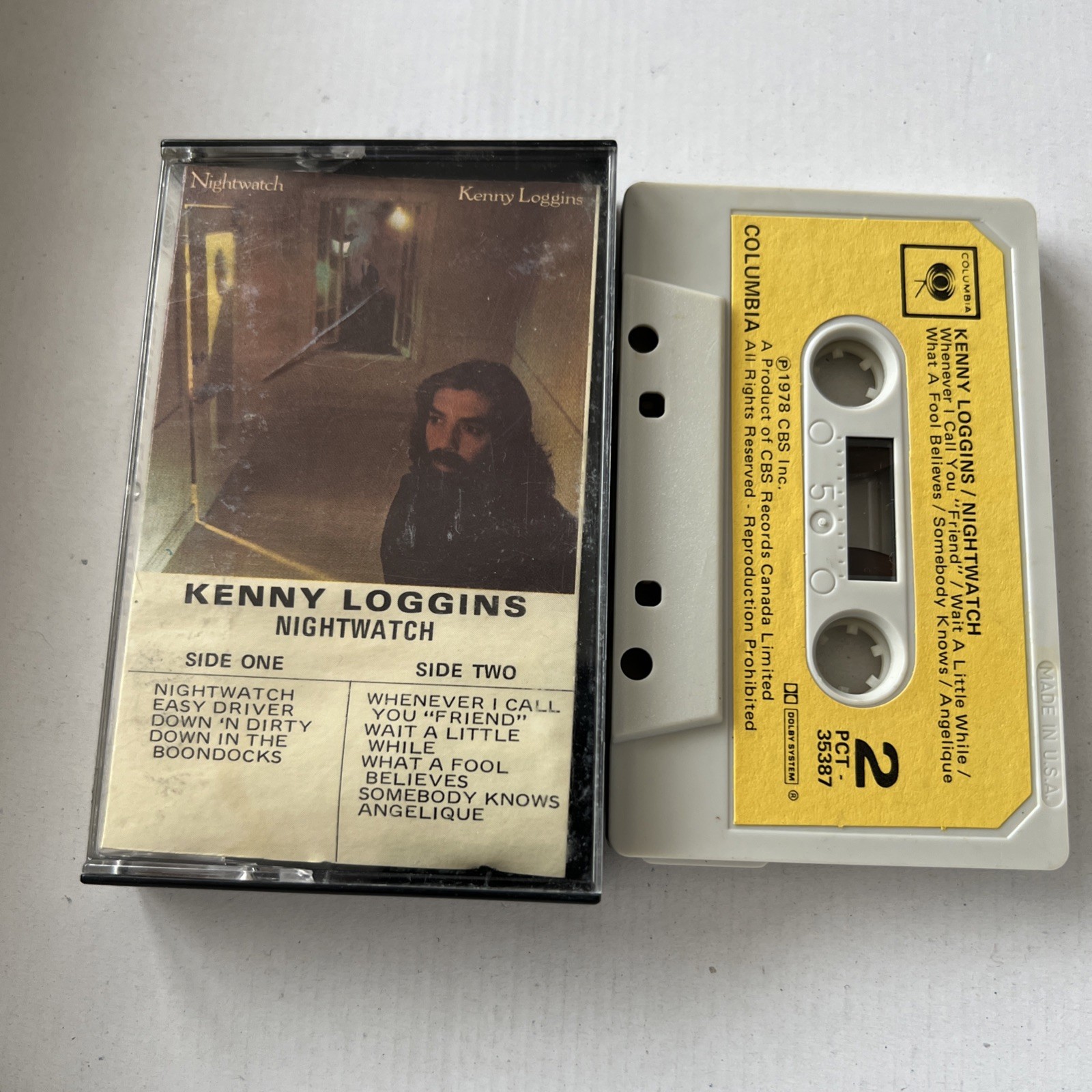 Kenny Loggins Nightwatch Cassette