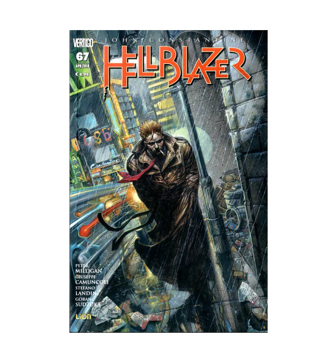 FUMETTO JOHN CONSTANTINE: HELLBLAZER NUMERO 67 BROSSURATO RW LION