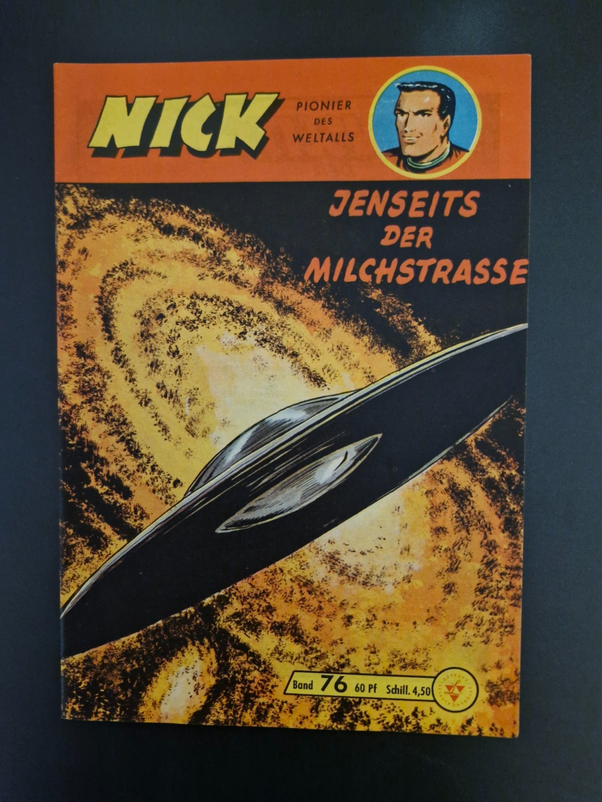 Quaderno fumetto Nick n.76 (originale Lehning) Z0-1/1 con francobollo da collezione