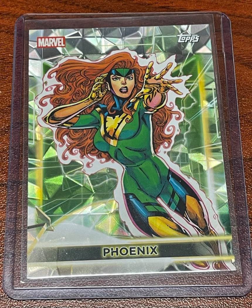 2026 Topps Marvel Neon Phoenix #41 Diamante Foil Refractor X-Men Jean Grey