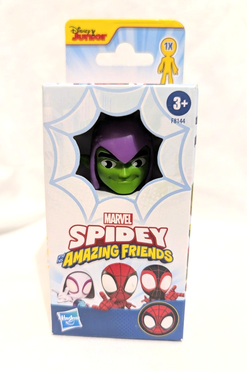 Marvel Spidey e i suoi fantastici amici GREEN GOBLIN figurina 4 pollici 2023 nuova