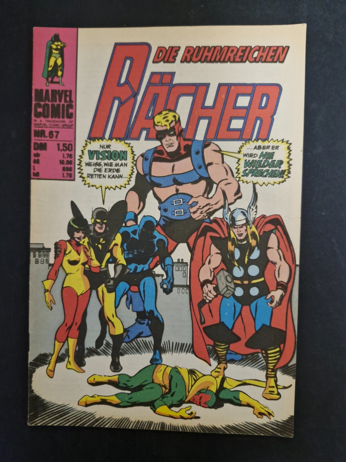 I Vendicatori fumetto n.67 (Willims Marvel) Z1-2