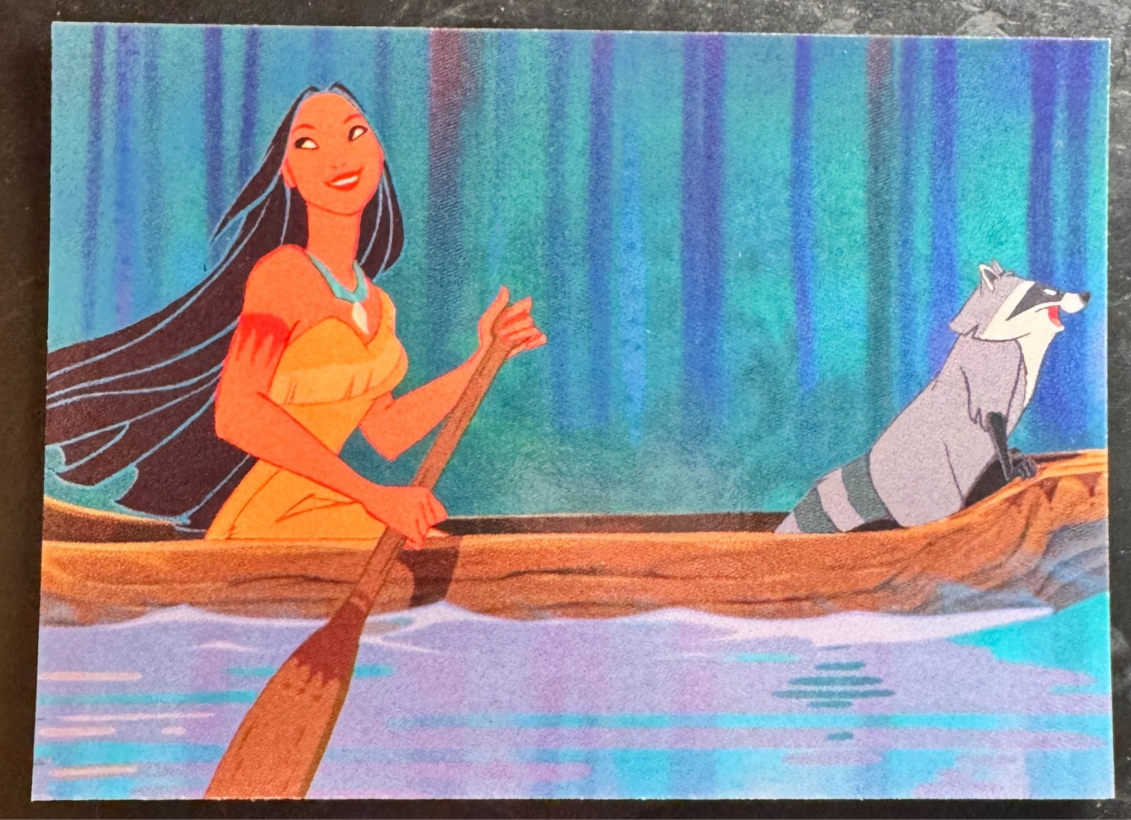 1995 Skybox Disney's Pocahontas #10-"Mi aspetti ancora, donatore di sogni?"