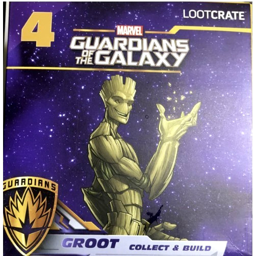 Personaggio Loot Crate Groot Collect & Build GROOT NUOVO sigillato Marvel Exclusive GOTG