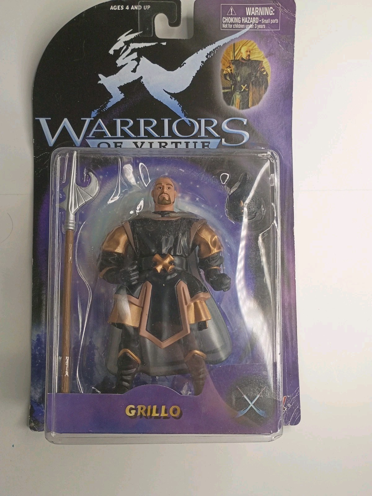 GRILLO WARRIORS OF VIRTUE ACTION FIGURE 6 POLLICI PLAY EM PLAYEM 1997