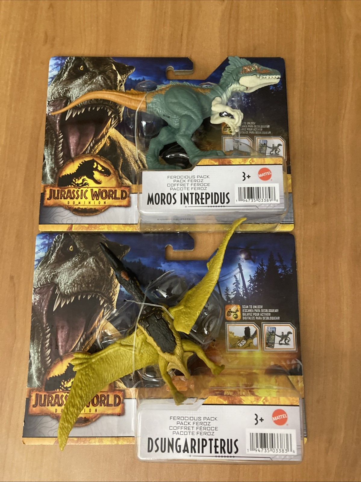 Jurassic World Dominion Ferocious Pack Dsungaripterus Motos Intrepidus Dino Toy