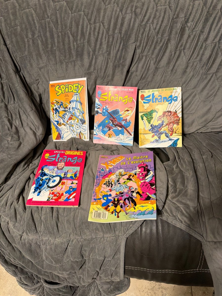 Lotto 5 BD Comics STRANGE 235 236 Spécial Origines & Étranges X-MEN 15 Semic Lug