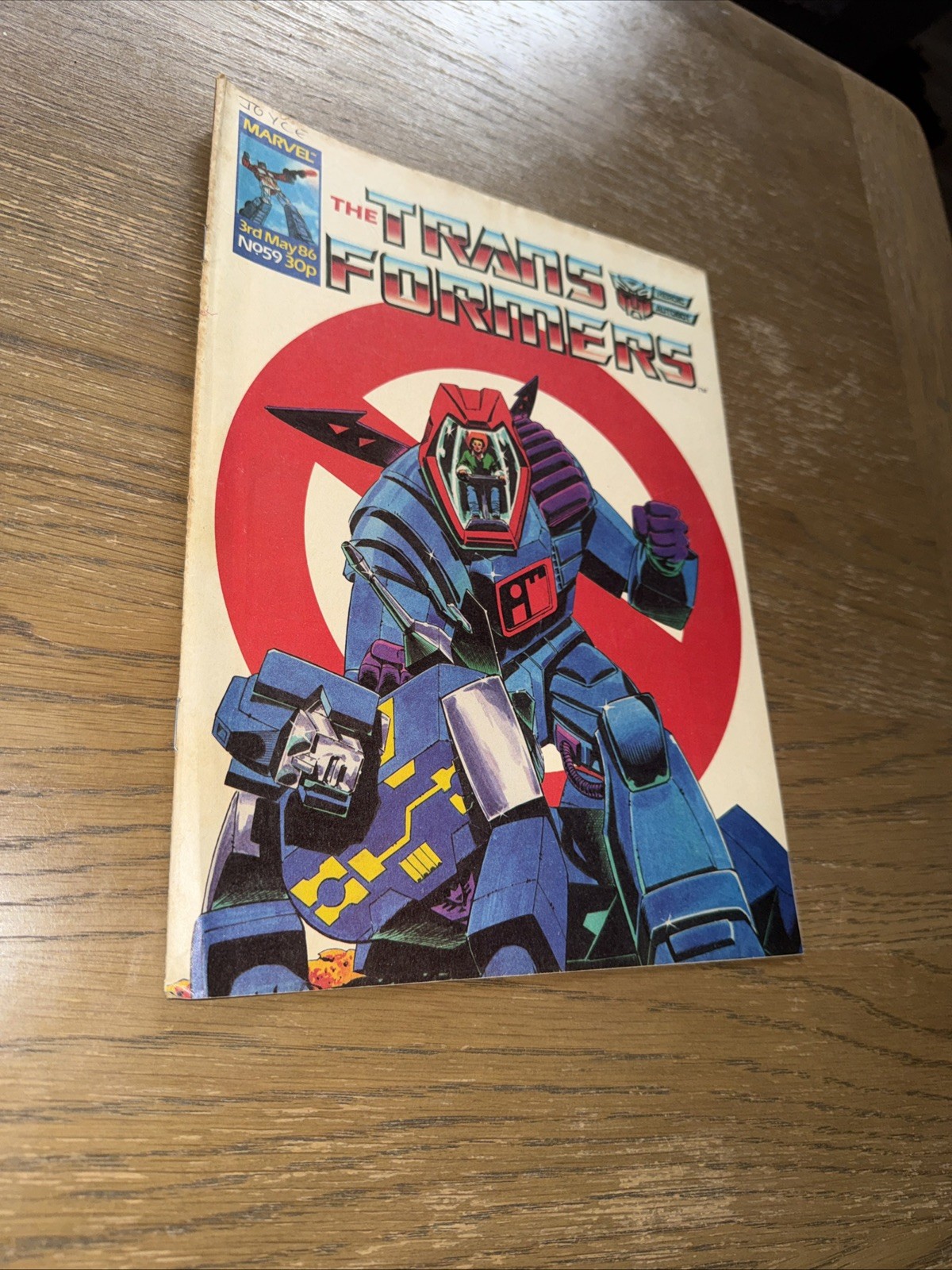 Transformers UK #59 Marvel UK  1986 Comic British Weekly