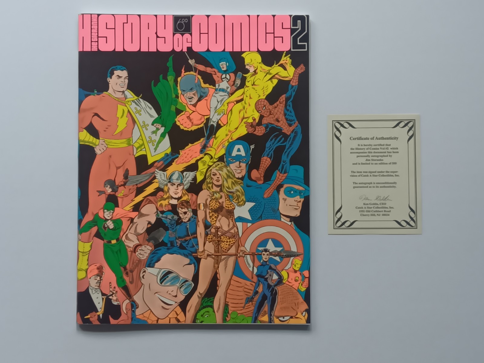 STERANKO HISTORY OF COMICS Vol. 2  Signed and Numbered #5/500 with Certificate