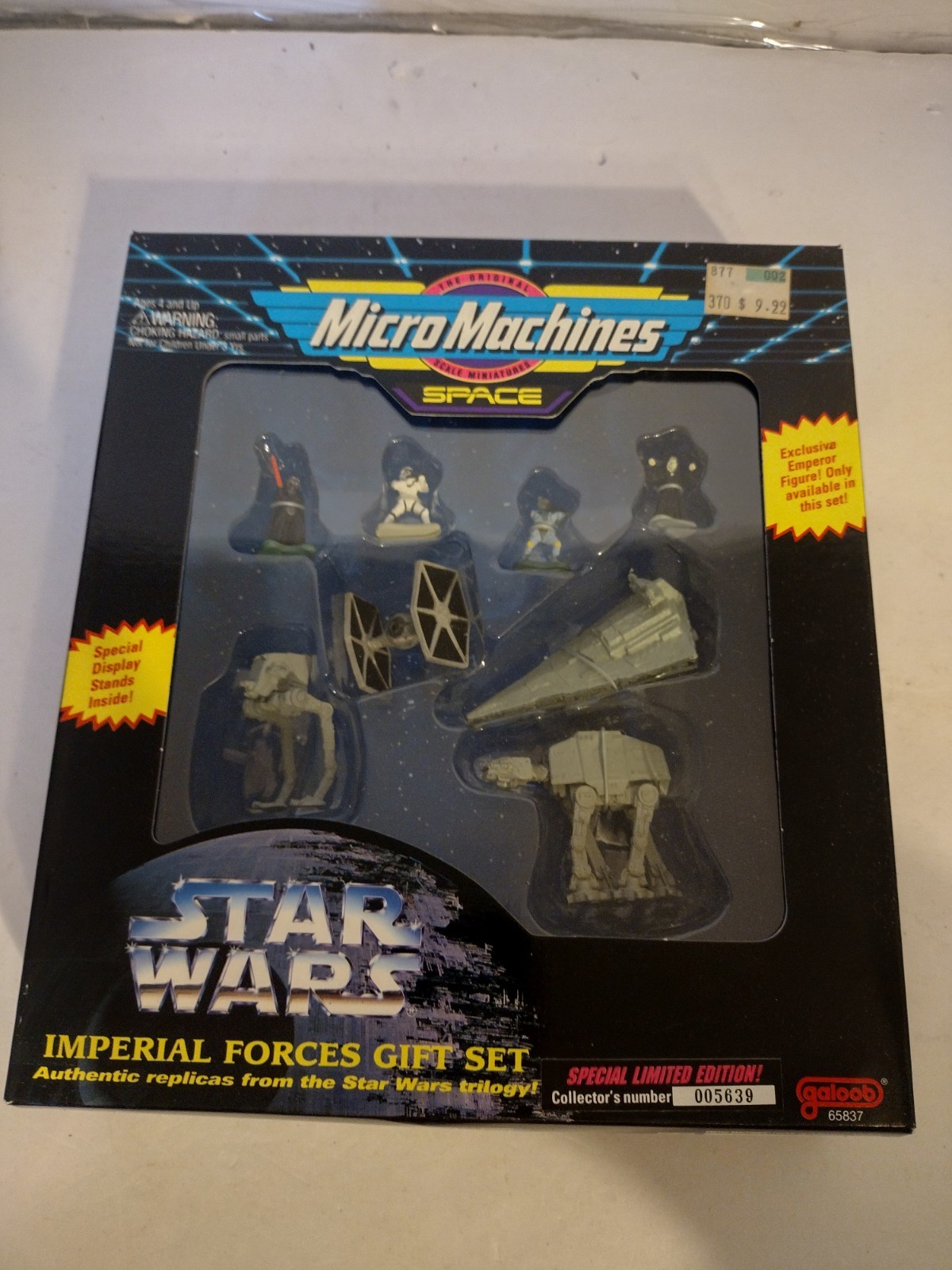 #65837 Set Regalo Forze Imperiali Star Wars Micro Machines 1994 Galoob NUOVO SIGILLATO