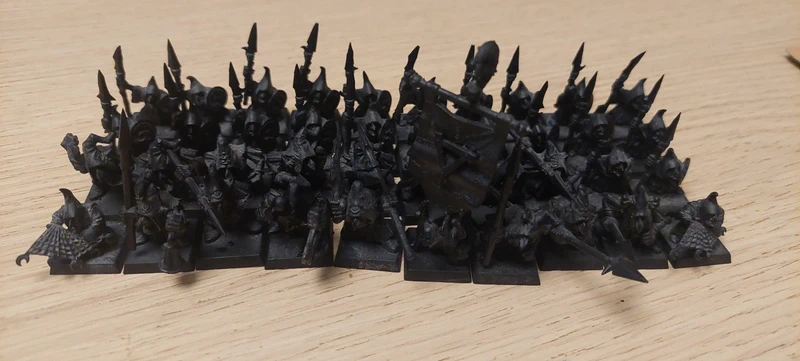 Régiment de 40 lanciers gobelins de la nuit.